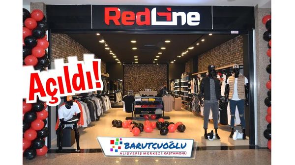 Yenilenen Mağazamız Redline Barutçuoğlu Avm 2'nci katta hizmete başladı! 